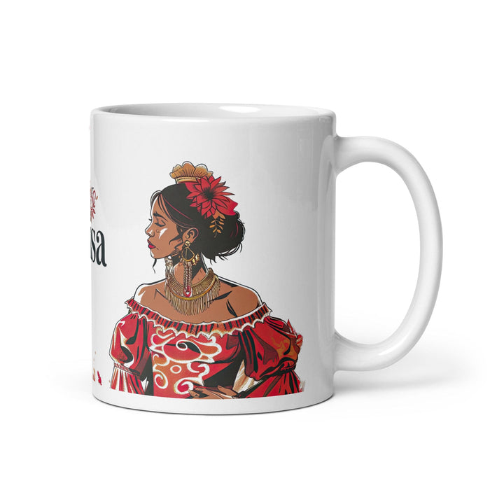 Brisa Exclusive Name Art Piece Home Office Work Coffee Mug Mexican Spanish Pride Gift Cup One-Of-A-Kind Calligraphy White Glossy Mug | B16 Mexicada 11 oz