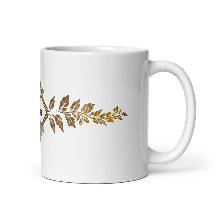 Brisa Exclusive Name Art Piece Home Office Work Coffee Mug Mexican Spanish Pride Gift Cup One-Of-A-Kind Calligraphy White Glossy Mug | B2 Mexicada 11 oz