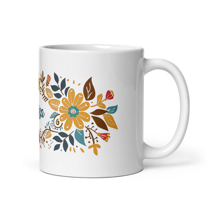 Brisa Exclusive Name Art Piece Home Office Work Coffee Mug Mexican Spanish Pride Gift Cup One-Of-A-Kind Calligraphy White Glossy Mug | B22 Mexicada 11 oz