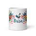 Brisa Exclusive Name Art Piece Home Office Work Coffee Mug Mexican Spanish Pride Gift Cup One-Of-A-Kind Calligraphy White Glossy Mug | B23 Mexicada