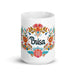 Brisa Exclusive Name Art Piece Home Office Work Coffee Mug Mexican Spanish Pride Gift Cup One-Of-A-Kind Calligraphy White Glossy Mug | B24 Mexicada