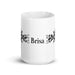 Brisa Exclusive Name Art Piece Home Office Work Coffee Mug Mexican Spanish Pride Gift Cup One-Of-A-Kind Calligraphy White Glossy Mug | B6 Mexicada