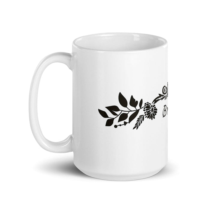 Brisa Exclusive Name Art Piece Home Office Work Coffee Mug Mexican Spanish Pride Gift Cup One-Of-A-Kind Calligraphy White Glossy Mug | B7 Mexicada