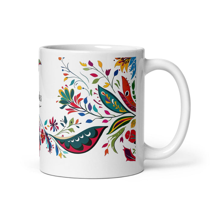 Brooks Exclusive Name Art Piece Home Office Work Coffee Mug Mexican Spanish Pride Gift Cup One-Of-A-Kind Calligraphy White Glossy Mug | B13 Mexicada 11 oz