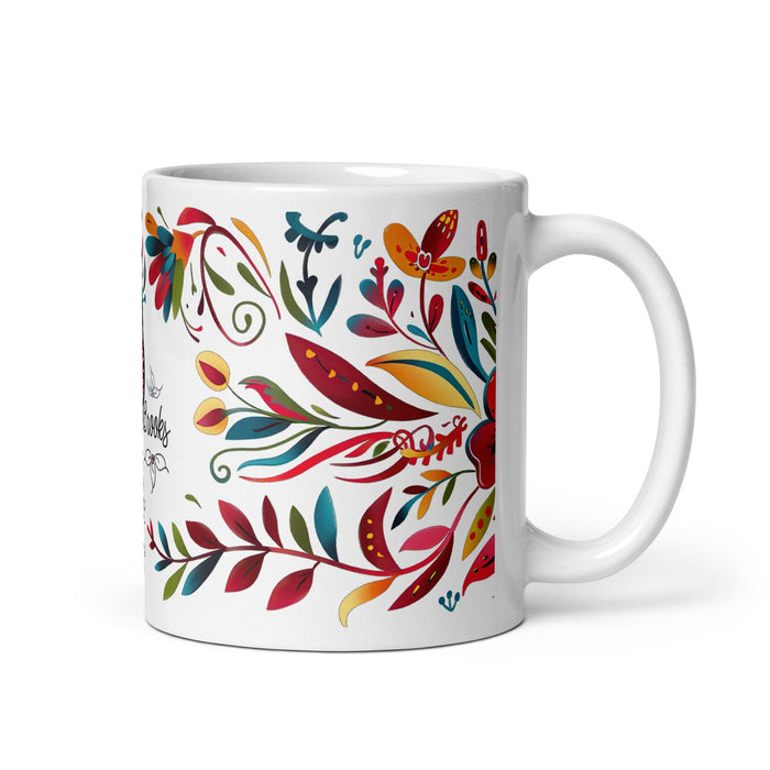 Brooks Exclusive Name Art Piece Home Office Work Coffee Mug Mexican Spanish Pride Gift Cup One-Of-A-Kind Calligraphy White Glossy Mug | B14 Mexicada 11 oz