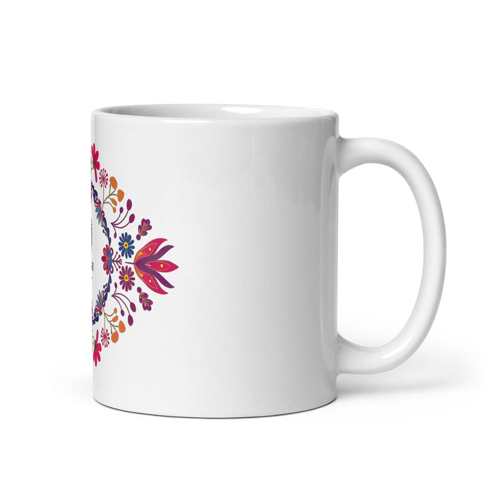 Brooks Exclusive Name Art Piece Home Office Work Coffee Mug Mexican Spanish Pride Gift Cup One-Of-A-Kind Calligraphy White Glossy Mug | B19 Mexicada 11 oz