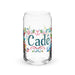 Cade Exclusive Name Art Piece Can-Shaped Glass Home Office Work Mexican Spanish Pride Gift Cup One-Of-A-Kind Calligraphy Glass | C15 Mexicada 16 oz (No Lid No Straw)