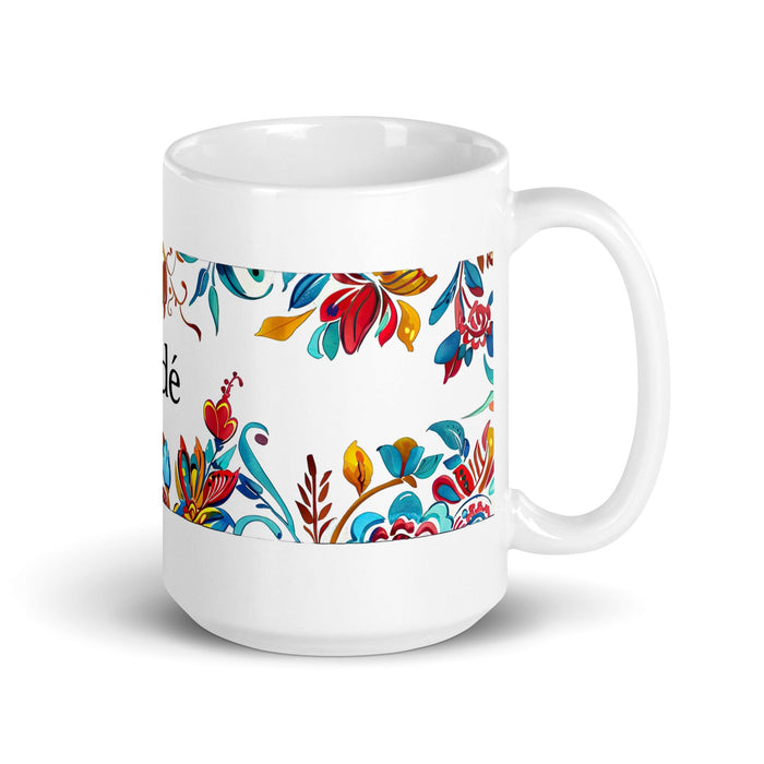 Cade Exclusive Name Art Piece Home Office Work Coffee Mug Mexican Spanish Pride Gift Cup One-Of-A-Kind Calligraphy White Glossy Mug | C10 Mexicada 15 oz