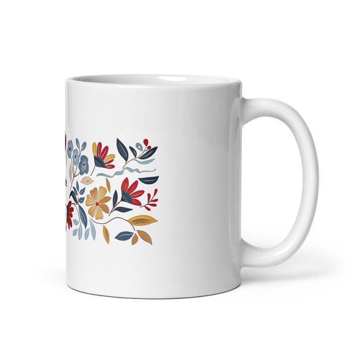 Cade Exclusive Name Art Piece Home Office Work Coffee Mug Mexican Spanish Pride Gift Cup One-Of-A-Kind Calligraphy White Glossy Mug | C11 Mexicada 11 oz