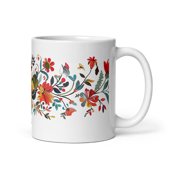 Cade Exclusive Name Art Piece Home Office Work Coffee Mug Mexican Spanish Pride Gift Cup One-Of-A-Kind Calligraphy White Glossy Mug | C14 Mexicada 11 oz