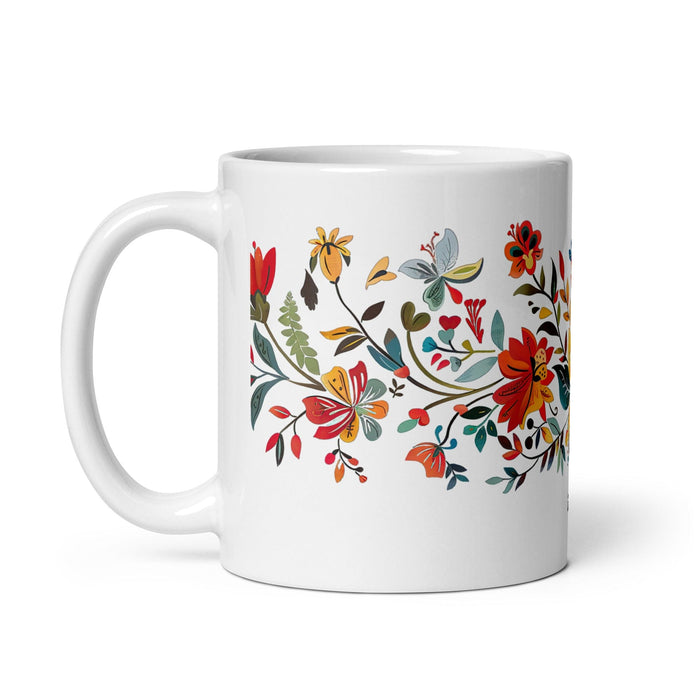 Cade Exclusive Name Art Piece Home Office Work Coffee Mug Mexican Spanish Pride Gift Cup One-Of-A-Kind Calligraphy White Glossy Mug | C14 Mexicada