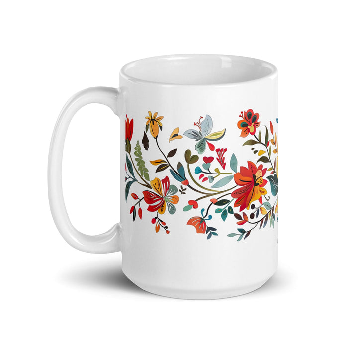 Cade Exclusive Name Art Piece Home Office Work Coffee Mug Mexican Spanish Pride Gift Cup One-Of-A-Kind Calligraphy White Glossy Mug | C14 Mexicada