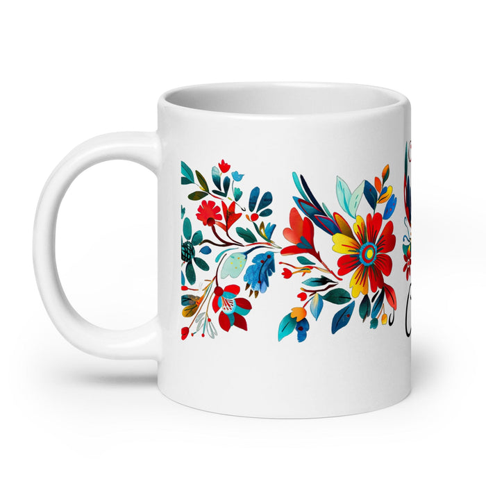 Cade Exclusive Name Art Piece Home Office Work Coffee Mug Mexican Spanish Pride Gift Cup One-Of-A-Kind Calligraphy White Glossy Mug | C16 Mexicada