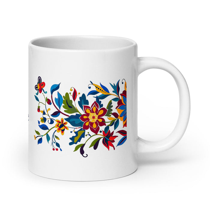 Cade Exclusive Name Art Piece Home Office Work Coffee Mug Mexican Spanish Pride Gift Cup One-Of-A-Kind Calligraphy White Glossy Mug | C17 Mexicada 20 oz