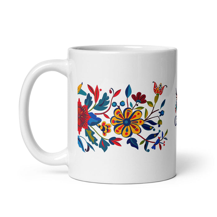 Cade Exclusive Name Art Piece Home Office Work Coffee Mug Mexican Spanish Pride Gift Cup One-Of-A-Kind Calligraphy White Glossy Mug | C17 Mexicada