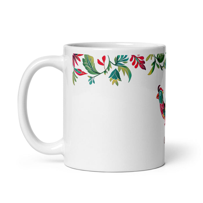 Cade Exclusive Name Art Piece Home Office Work Coffee Mug Mexican Spanish Pride Gift Cup One-Of-A-Kind Calligraphy White Glossy Mug | C18 Mexicada