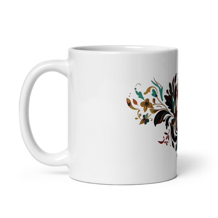 Cade Exclusive Name Art Piece Home Office Work Coffee Mug Mexican Spanish Pride Gift Cup One-Of-A-Kind Calligraphy White Glossy Mug | C19 Mexicada