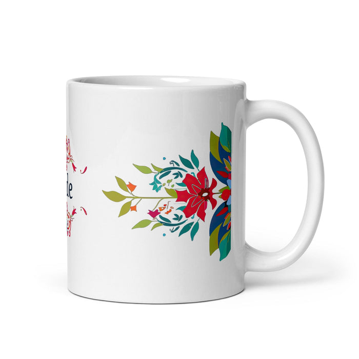 Cade Exclusive Name Art Piece Home Office Work Coffee Mug Mexican Spanish Pride Gift Cup One-Of-A-Kind Calligraphy White Glossy Mug | C2 Mexicada 11 oz