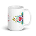 Cade Exclusive Name Art Piece Home Office Work Coffee Mug Mexican Spanish Pride Gift Cup One-Of-A-Kind Calligraphy White Glossy Mug | C2 Mexicada 15 oz