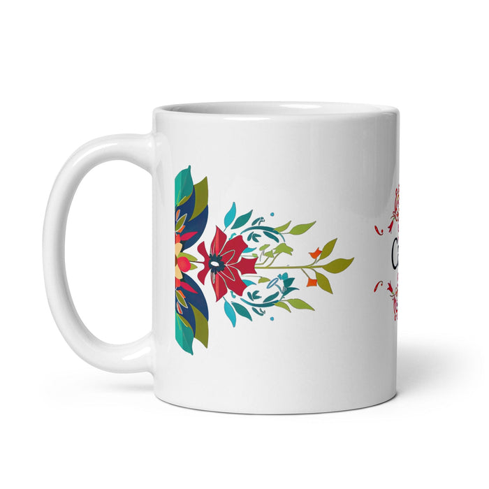 Cade Exclusive Name Art Piece Home Office Work Coffee Mug Mexican Spanish Pride Gift Cup One-Of-A-Kind Calligraphy White Glossy Mug | C2 Mexicada