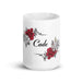 Cade Exclusive Name Art Piece Home Office Work Coffee Mug Mexican Spanish Pride Gift Cup One-Of-A-Kind Calligraphy White Glossy Mug | C21 Mexicada