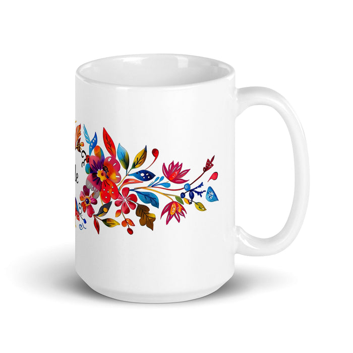 Cade Exclusive Name Art Piece Home Office Work Coffee Mug Mexican Spanish Pride Gift Cup One-Of-A-Kind Calligraphy White Glossy Mug | C22 Mexicada 15 oz