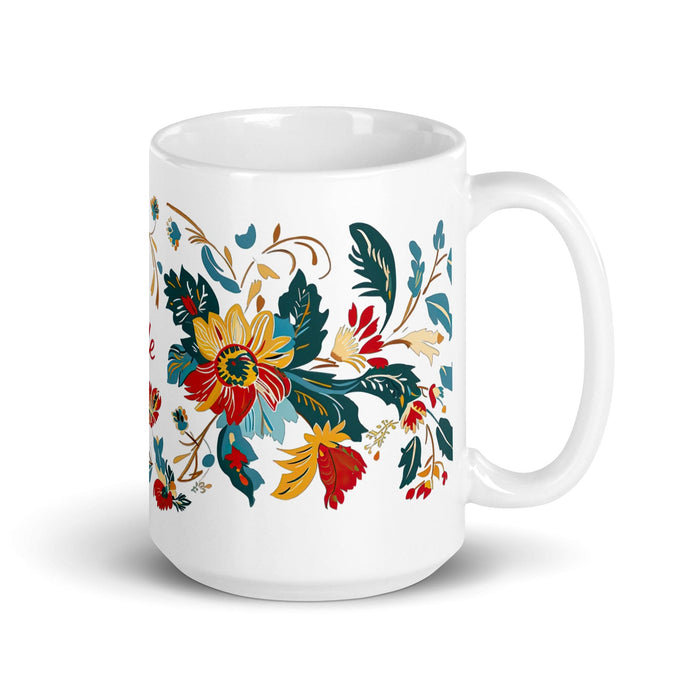 Cade Exclusive Name Art Piece Home Office Work Coffee Mug Mexican Spanish Pride Gift Cup One-Of-A-Kind Calligraphy White Glossy Mug | C23 Mexicada 15 oz