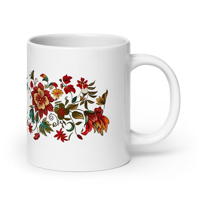 Cade Exclusive Name Art Piece Home Office Work Coffee Mug Mexican Spanish Pride Gift Cup One-Of-A-Kind Calligraphy White Glossy Mug | C25 Mexicada 20 oz