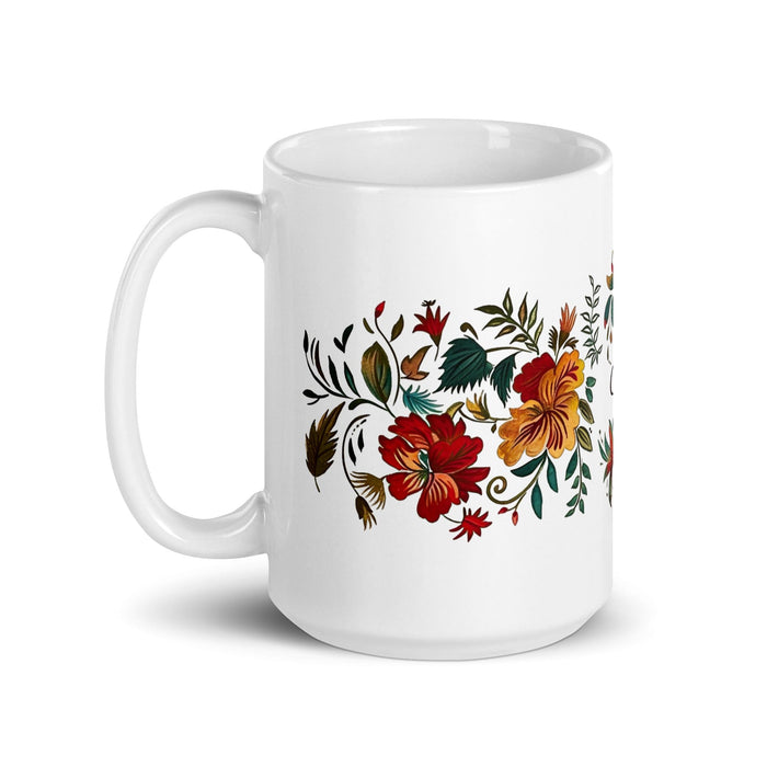 Cade Exclusive Name Art Piece Home Office Work Coffee Mug Mexican Spanish Pride Gift Cup One-Of-A-Kind Calligraphy White Glossy Mug | C25 Mexicada