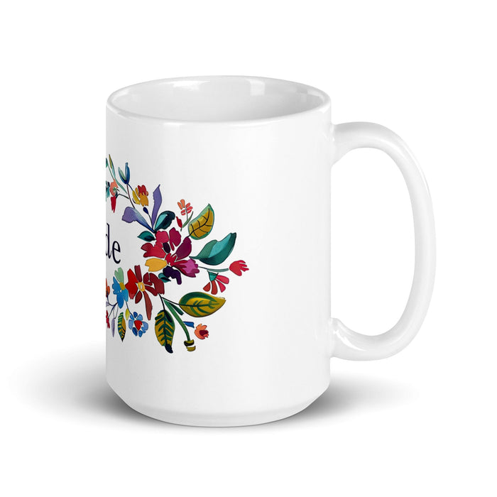 Cade Exclusive Name Art Piece Home Office Work Coffee Mug Mexican Spanish Pride Gift Cup One-Of-A-Kind Calligraphy White Glossy Mug | C27 Mexicada 15 oz