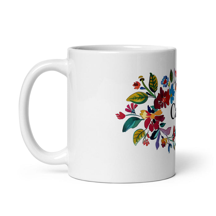 Cade Exclusive Name Art Piece Home Office Work Coffee Mug Mexican Spanish Pride Gift Cup One-Of-A-Kind Calligraphy White Glossy Mug | C27 Mexicada