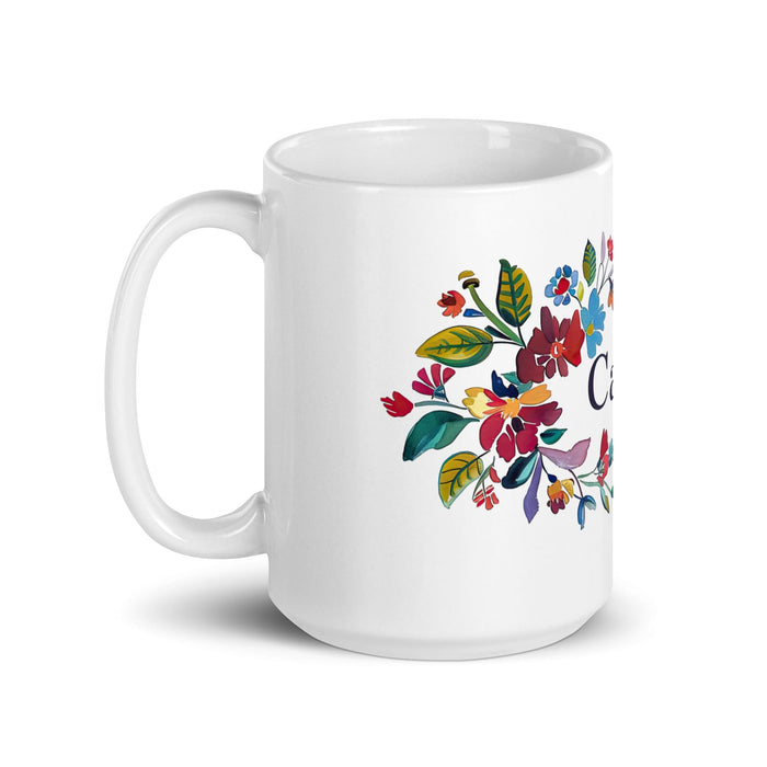 Cade Exclusive Name Art Piece Home Office Work Coffee Mug Mexican Spanish Pride Gift Cup One-Of-A-Kind Calligraphy White Glossy Mug | C27 Mexicada