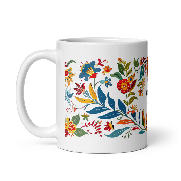 Cade Exclusive Name Art Piece Home Office Work Coffee Mug Mexican Spanish Pride Gift Cup One-Of-A-Kind Calligraphy White Glossy Mug | C28 Mexicada