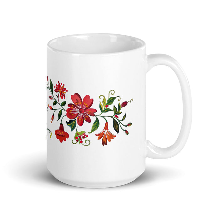 Cade Exclusive Name Art Piece Home Office Work Coffee Mug Mexican Spanish Pride Gift Cup One-Of-A-Kind Calligraphy White Glossy Mug | C30 Mexicada 15 oz