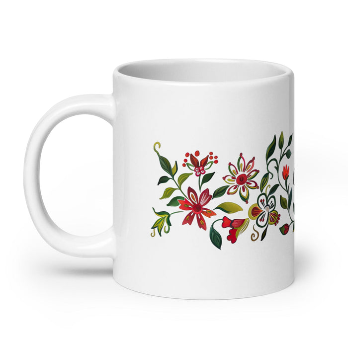 Cade Exclusive Name Art Piece Home Office Work Coffee Mug Mexican Spanish Pride Gift Cup One-Of-A-Kind Calligraphy White Glossy Mug | C30 Mexicada