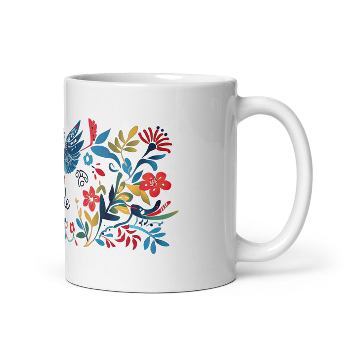 Cade Exclusive Name Art Piece Home Office Work Coffee Mug Mexican Spanish Pride Gift Cup One-Of-A-Kind Calligraphy White Glossy Mug | C31 Mexicada 11 oz