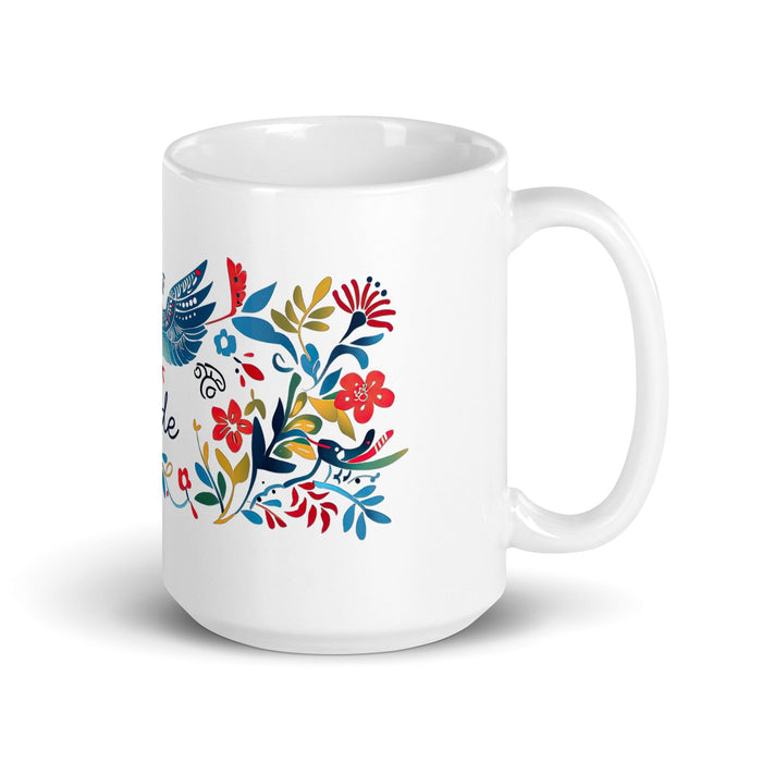 Cade Exclusive Name Art Piece Home Office Work Coffee Mug Mexican Spanish Pride Gift Cup One-Of-A-Kind Calligraphy White Glossy Mug | C31 Mexicada 15 oz