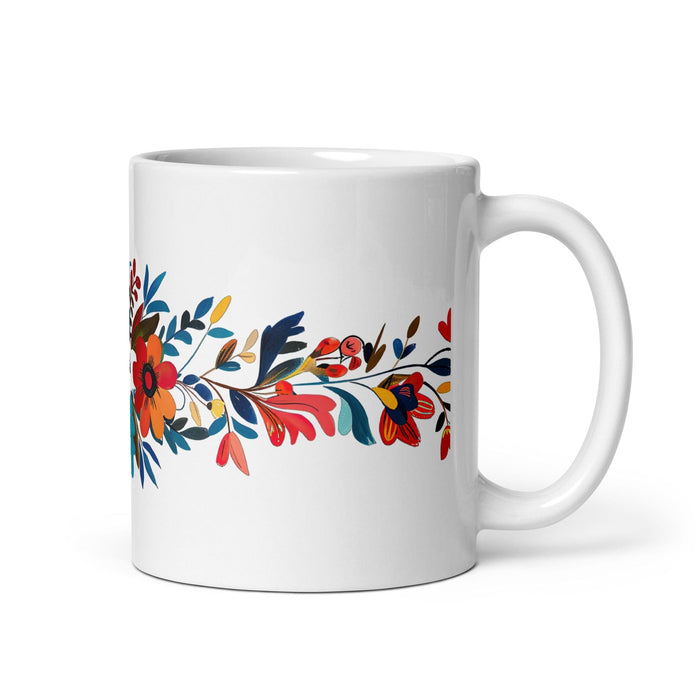 Cade Exclusive Name Art Piece Home Office Work Coffee Mug Mexican Spanish Pride Gift Cup One-Of-A-Kind Calligraphy White Glossy Mug | C33 Mexicada 11 oz