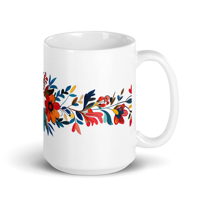 Cade Exclusive Name Art Piece Home Office Work Coffee Mug Mexican Spanish Pride Gift Cup One-Of-A-Kind Calligraphy White Glossy Mug | C33 Mexicada 15 oz