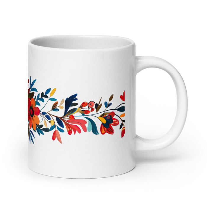 Cade Exclusive Name Art Piece Home Office Work Coffee Mug Mexican Spanish Pride Gift Cup One-Of-A-Kind Calligraphy White Glossy Mug | C33 Mexicada 20 oz