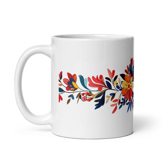 Cade Exclusive Name Art Piece Home Office Work Coffee Mug Mexican Spanish Pride Gift Cup One-Of-A-Kind Calligraphy White Glossy Mug | C33 Mexicada