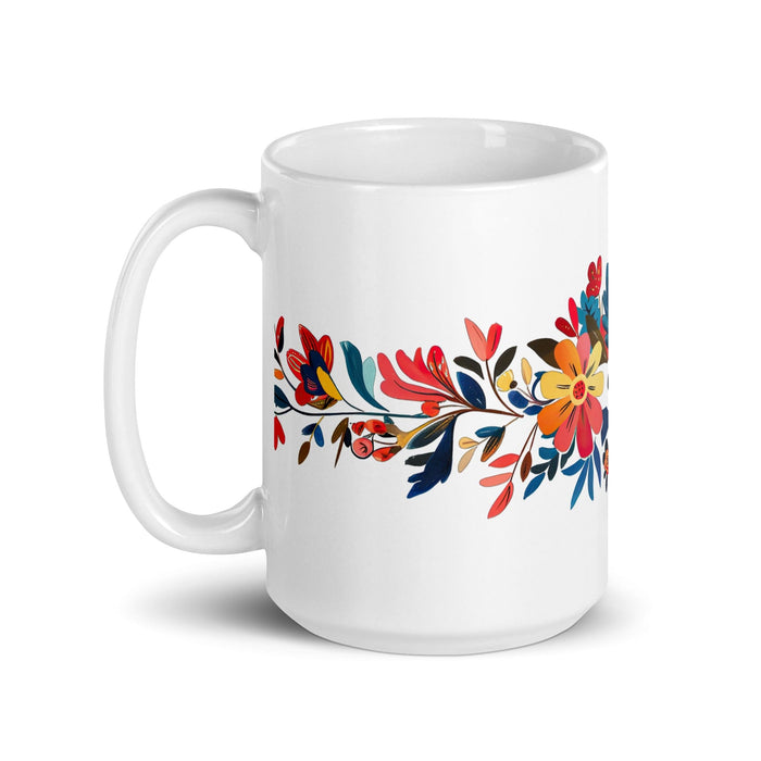 Cade Exclusive Name Art Piece Home Office Work Coffee Mug Mexican Spanish Pride Gift Cup One-Of-A-Kind Calligraphy White Glossy Mug | C33 Mexicada