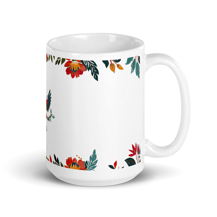 Cade Exclusive Name Art Piece Home Office Work Coffee Mug Mexican Spanish Pride Gift Cup One-Of-A-Kind Calligraphy White Glossy Mug | C34 Mexicada 15 oz