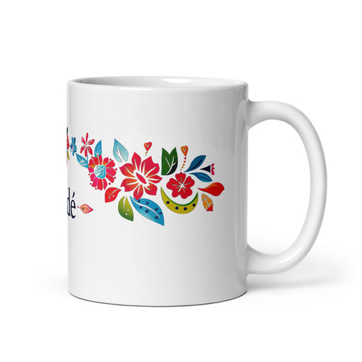 Cade Exclusive Name Art Piece Home Office Work Coffee Mug Mexican Spanish Pride Gift Cup One-Of-A-Kind Calligraphy White Glossy Mug | C36 Mexicada 11 oz