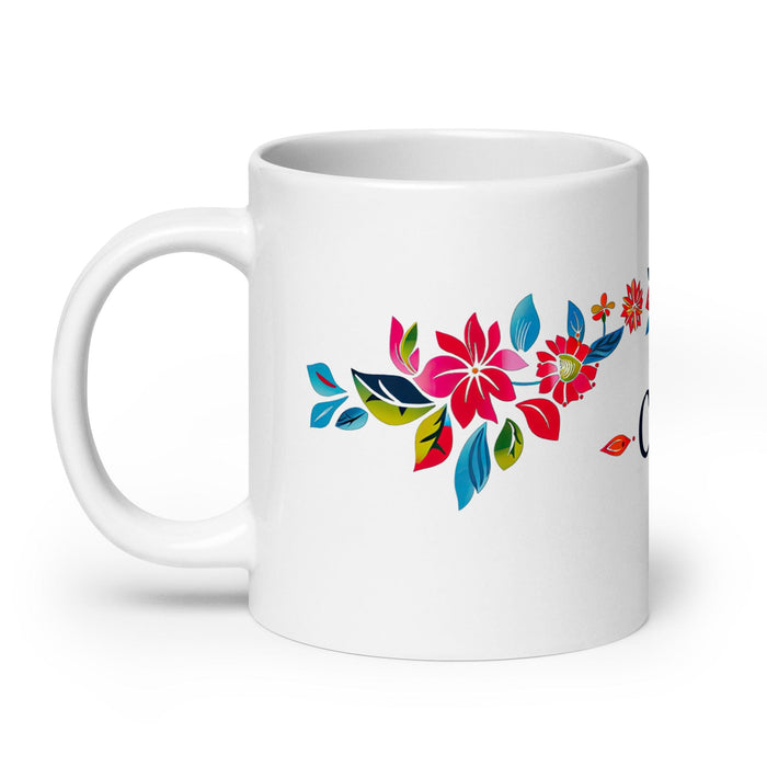 Cade Exclusive Name Art Piece Home Office Work Coffee Mug Mexican Spanish Pride Gift Cup One-Of-A-Kind Calligraphy White Glossy Mug | C36 Mexicada