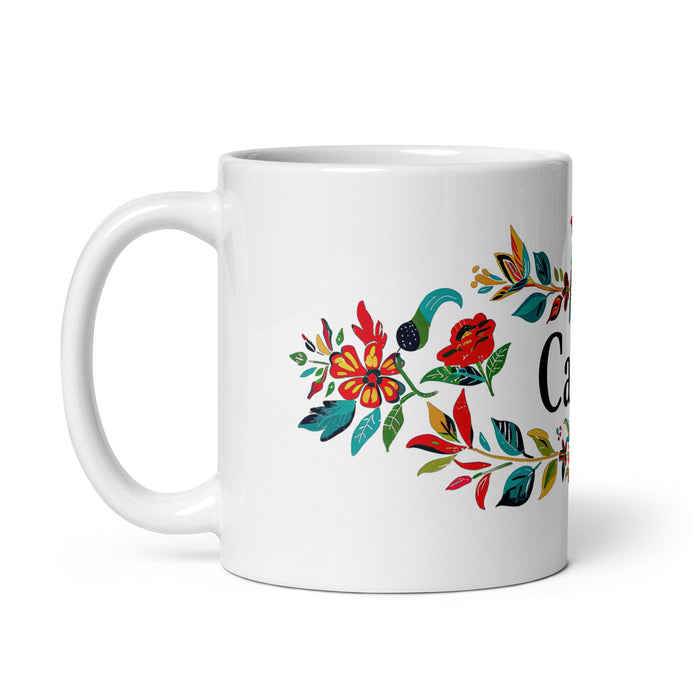 Cade Exclusive Name Art Piece Home Office Work Coffee Mug Mexican Spanish Pride Gift Cup One-Of-A-Kind Calligraphy White Glossy Mug | C37 Mexicada