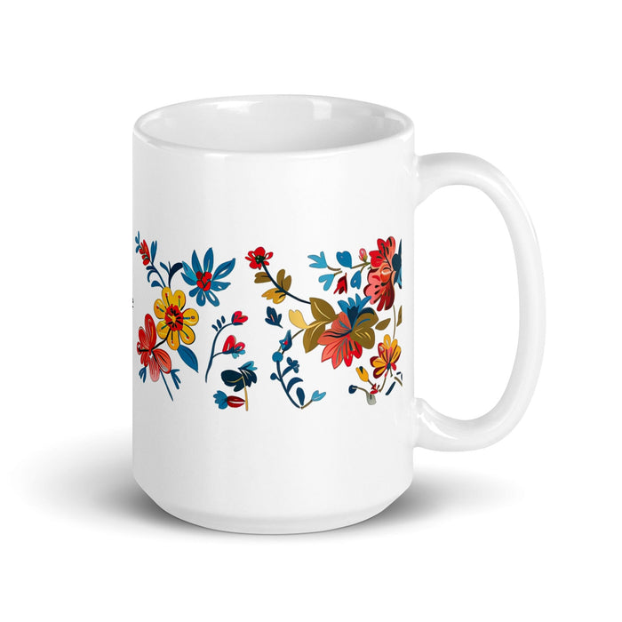 Cade Exclusive Name Art Piece Home Office Work Coffee Mug Mexican Spanish Pride Gift Cup One-Of-A-Kind Calligraphy White Glossy Mug | C38 Mexicada 15 oz