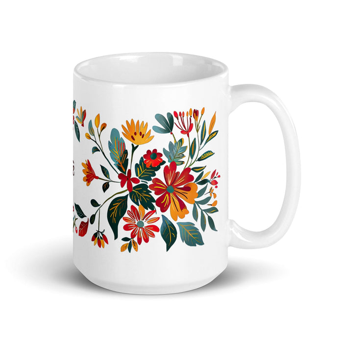 Cade Exclusive Name Art Piece Home Office Work Coffee Mug Mexican Spanish Pride Gift Cup One-Of-A-Kind Calligraphy White Glossy Mug | C40 Mexicada 15 oz