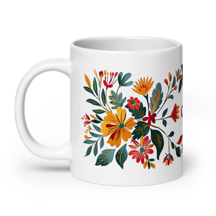 Cade Exclusive Name Art Piece Home Office Work Coffee Mug Mexican Spanish Pride Gift Cup One-Of-A-Kind Calligraphy White Glossy Mug | C40 Mexicada