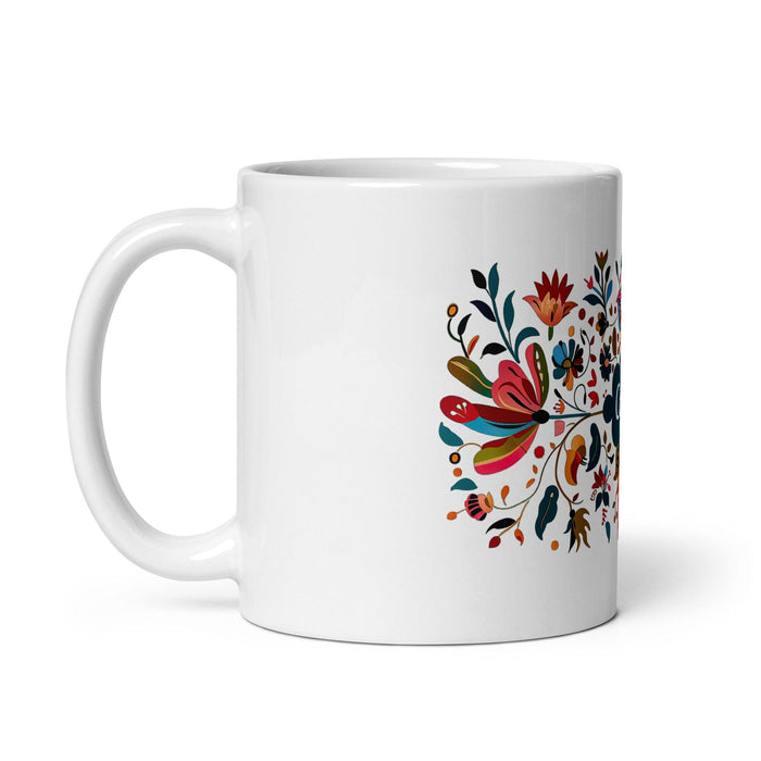 Cade Exclusive Name Art Piece Home Office Work Coffee Mug Mexican Spanish Pride Gift Cup One-Of-A-Kind Calligraphy White Glossy Mug | C5 Mexicada